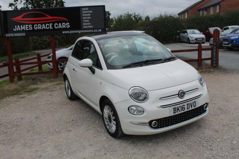 2016 Fiat 500 1.2 500 My17 1.2 69hp Lounge Hatchback Petrol Manual