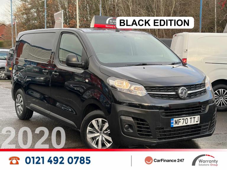 2020 Vauxhall Vivaro 2900 1.5d 100PS Edition H1 Van PANEL VAN Diesel Manual