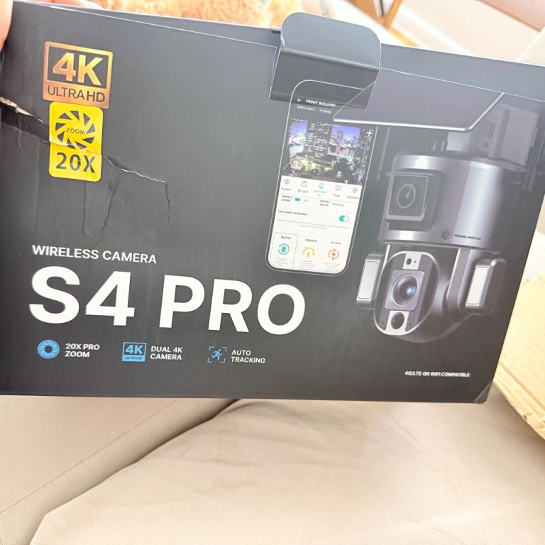 PREMIUM INVENTION S4 PRO 4K Wireless Camera - Brand New