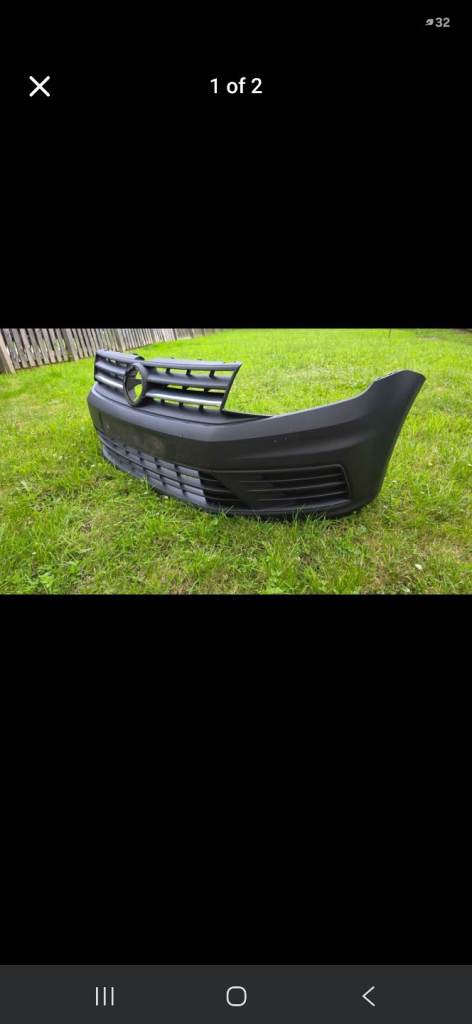 Vw caddy mk4 front bumper 