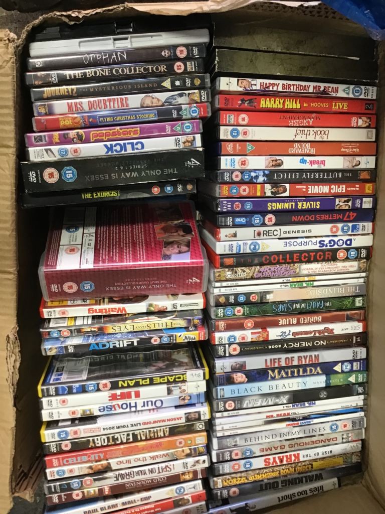 DVDs job lot around 160
