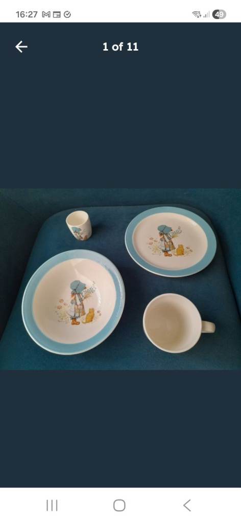 Holly Hobbie Vintage Breakfast Set 