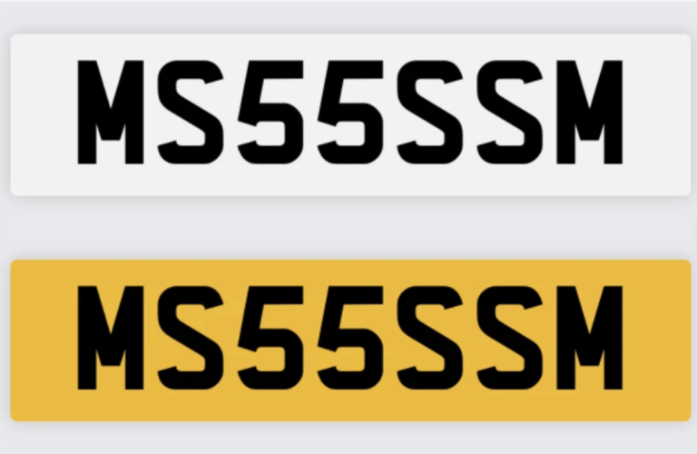 Personalised Number Plate Cherished MS55SSM