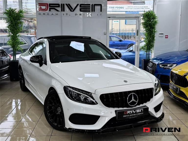 MERCEDES BENZ C220d COUPE AMG LINE PREM C CLASS C63 KIT+PAN ROOF + FREE DELIVERY