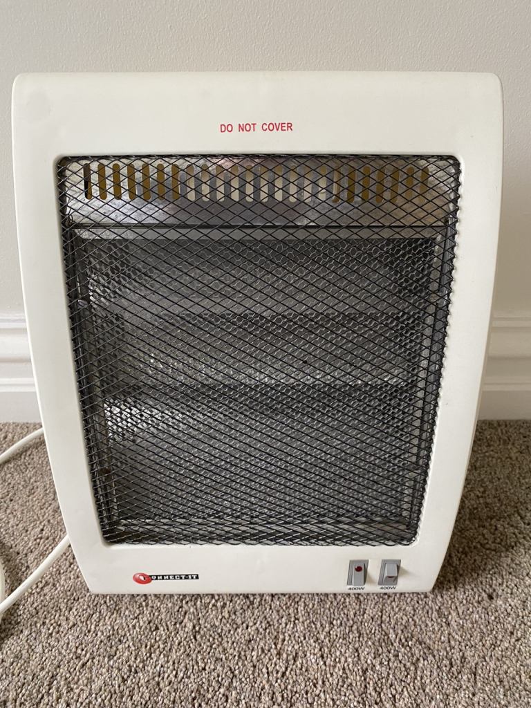 Connect-It white 800W electric heater 