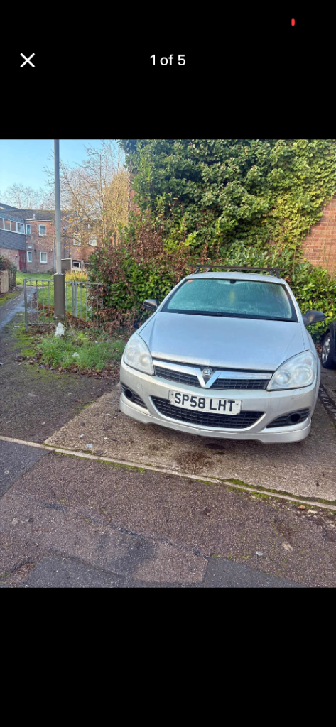 Vauxhall, ASTRA, Hatchback, 2008, Manual, 1598 (cc), 3 doors