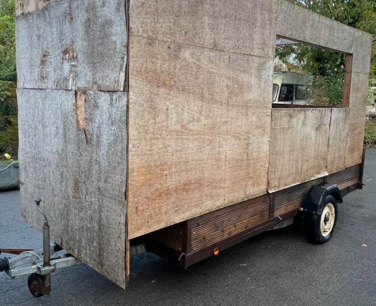 Semi-Converted Box Trailer