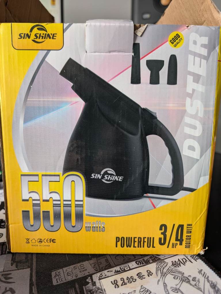 SIN SHINE 550W Electric Air Duster / Powerful PC and Other Uses Cleaning Blower