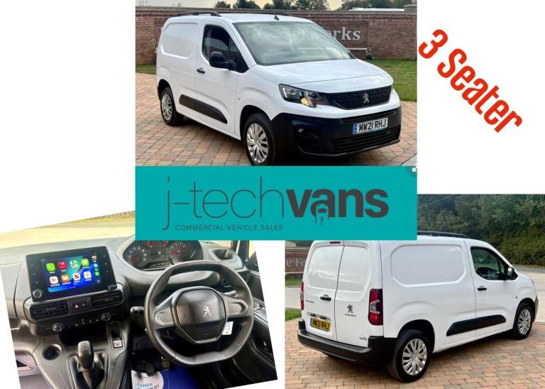 2021 Peugeot Partner / Berlingo / Combo 1000 1.5 BlueHDi 100 Professional Van PANEL VAN Diesel Ma...