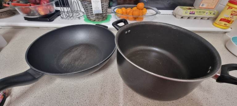 Deep fry pan and Big Pot 
