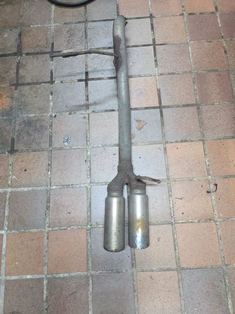 Twin exit exhaust fiesta mk7 7.5