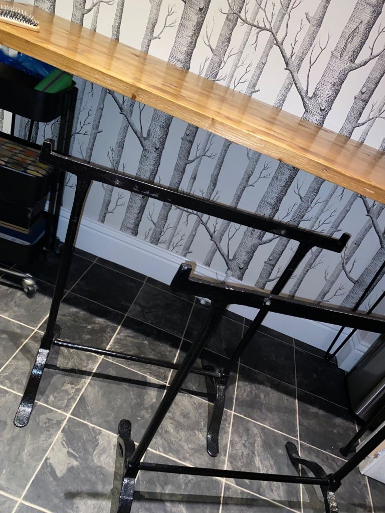 Vintage Black trestles 