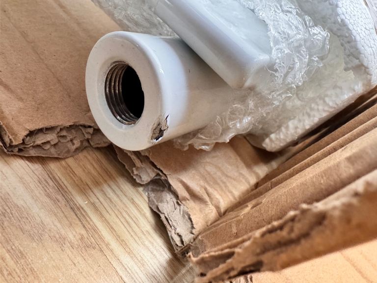 Warmehaus Minimalist Bathroom Flat Panel Heated Towel Rail Radiator Ladder Rad 1800 x 600 mm - White