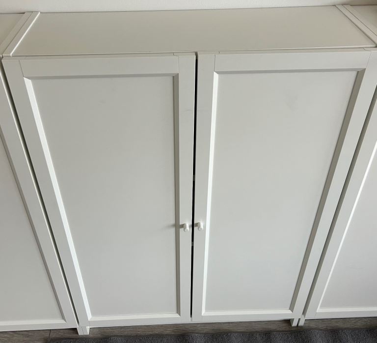 IKEA BILLY Bookcase with OXBERG Doors