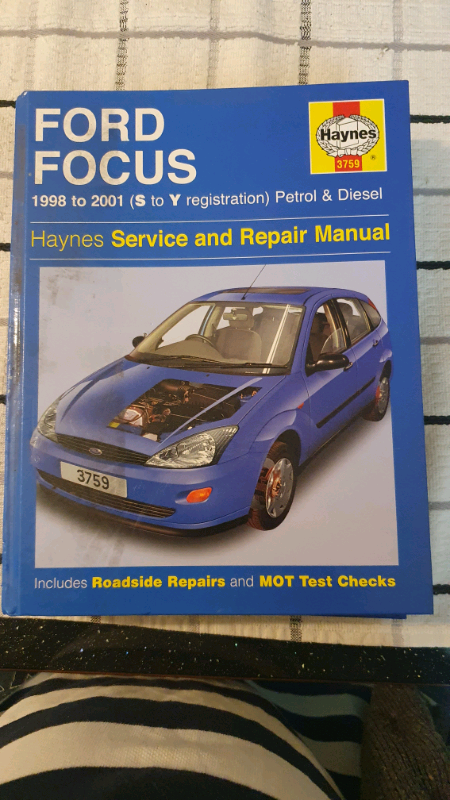 Haynes Ford focus manual 1998 to 2001. S to y reg