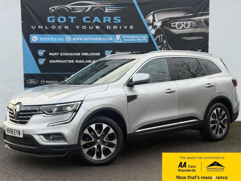 2018 Renault Koleos 2.0 dCi Signature Nav X-Trn A7 4WD Euro 6 (s/s) 5dr HATCHBACK Diesel Automatic