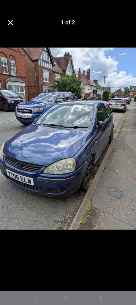 2006 vauxhall Corsa 1.2 twinport manual breaking spares repair 3 door blue
