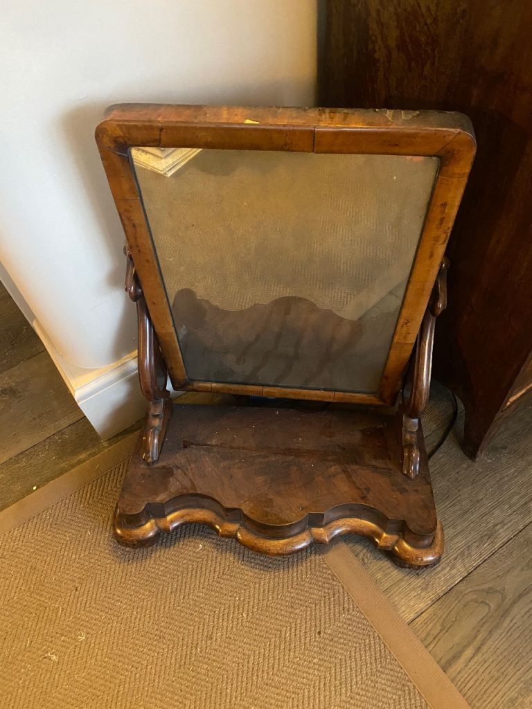 Mahogany dressing table mirror 