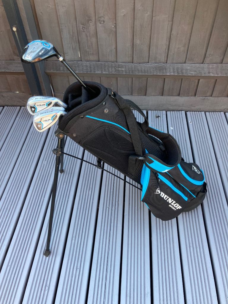 Dunlop Tour Junior Golf Set with Stand Bag – Good Condition