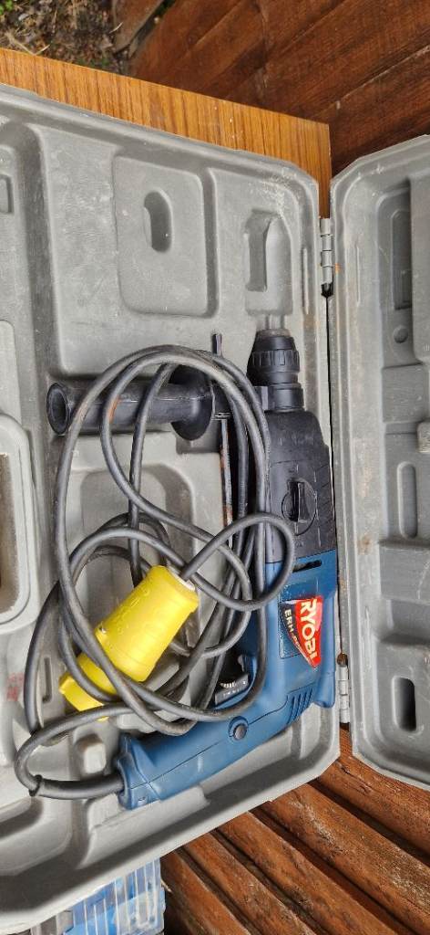 Ryobi sds Hammer Drill in Case – Working 