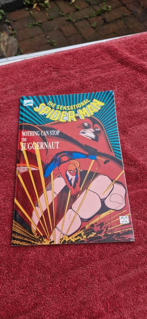 Collectible marvel comic book the sensational spiderman