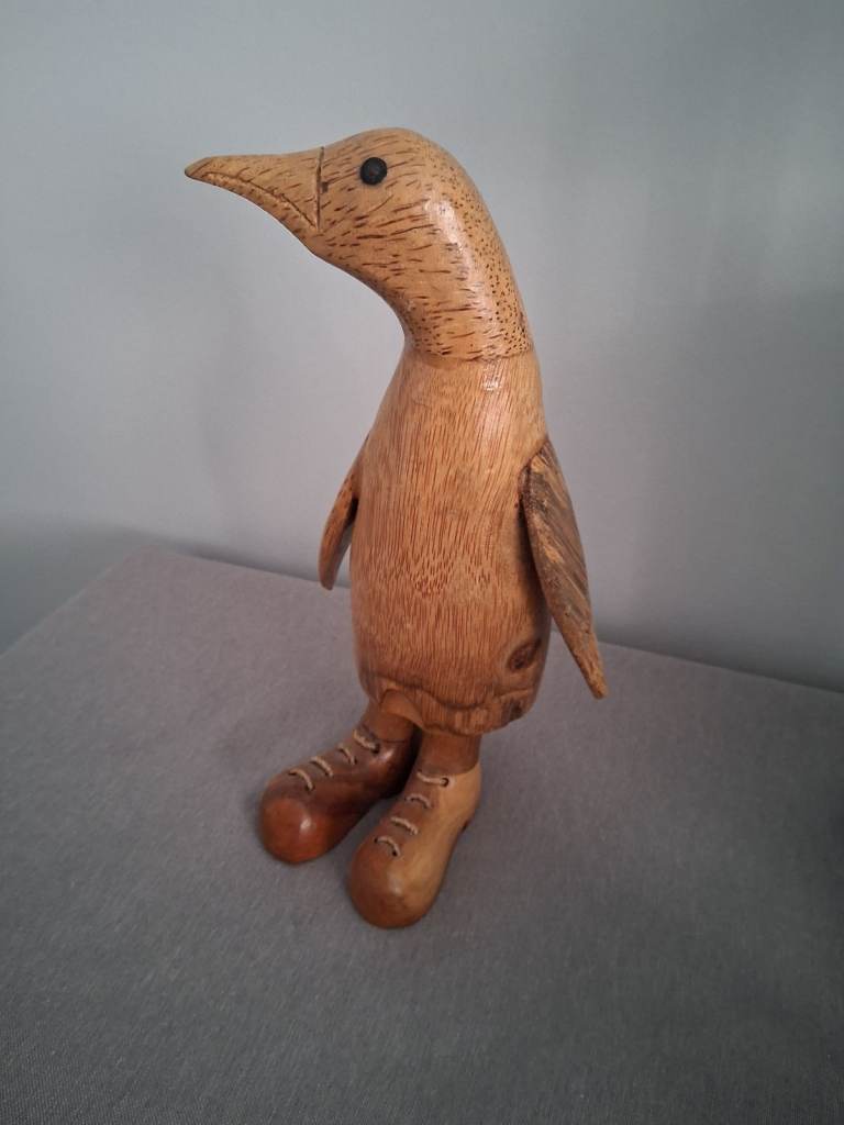 Wooden duck ornament