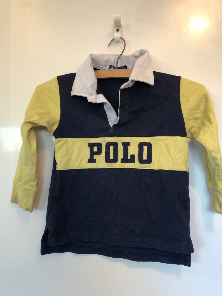 Kids/boys Polo Ralph Lauren Long Sleeve Shirt Size 4 Years 