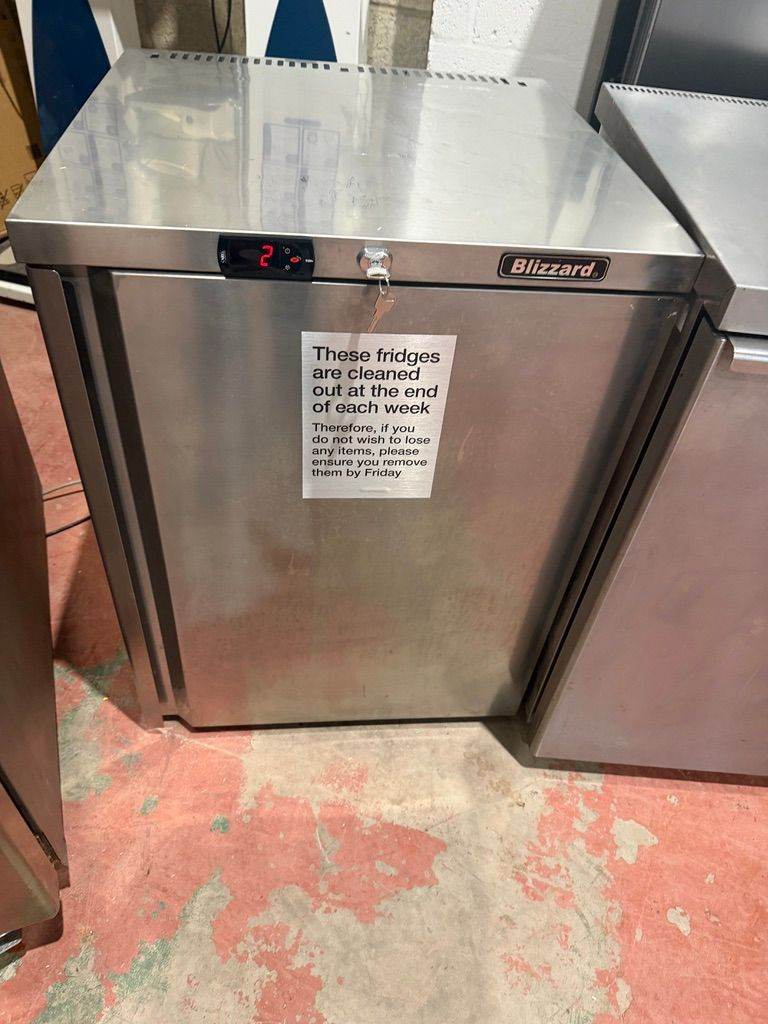 Blizzard UCR140 Undercounter Fridge/Catering Under Counter Stainless Steel Fridge