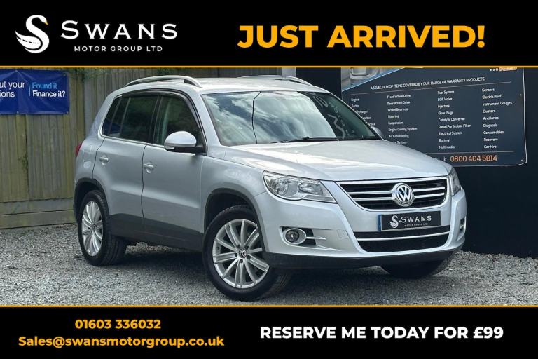 VOLKSWAGEN TIGUAN 2.0 TDI 4MOTION Sport Silver Manual Diesel 2009