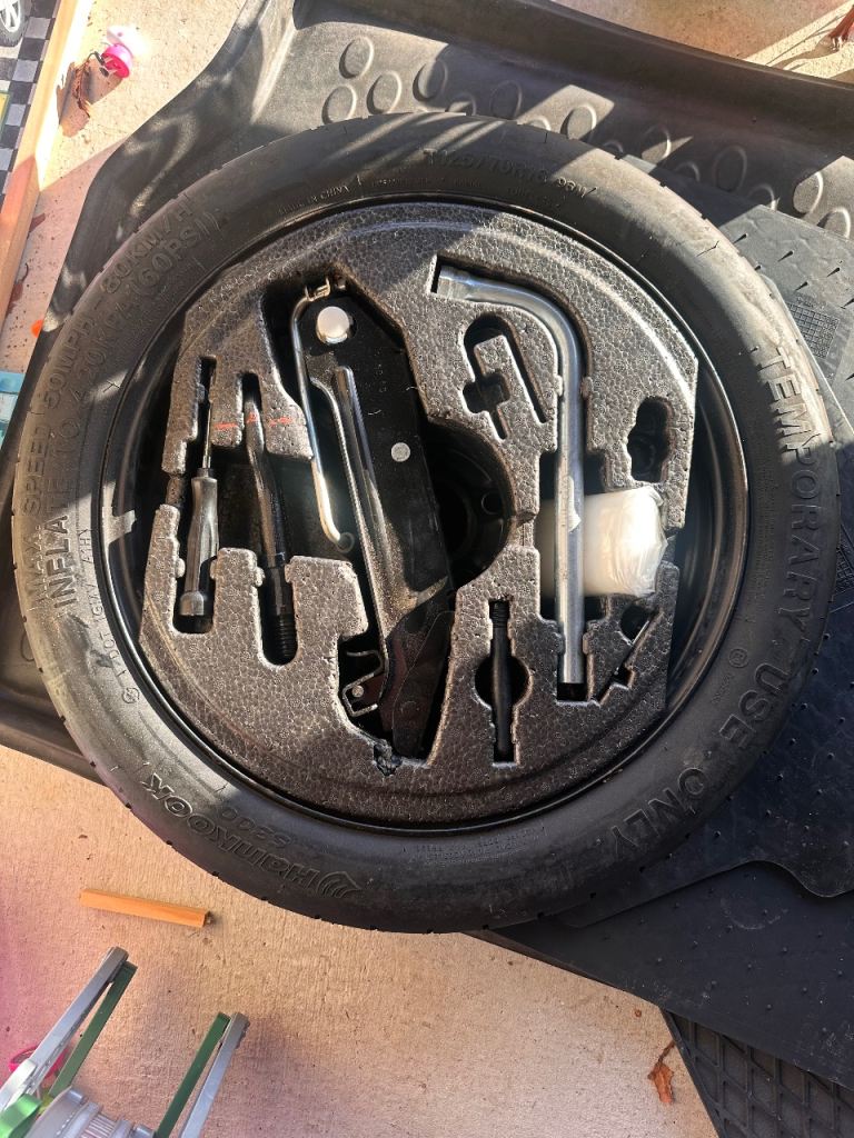 Audi A3 space saver spare