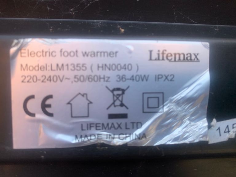 LifeMax electric foot warmer