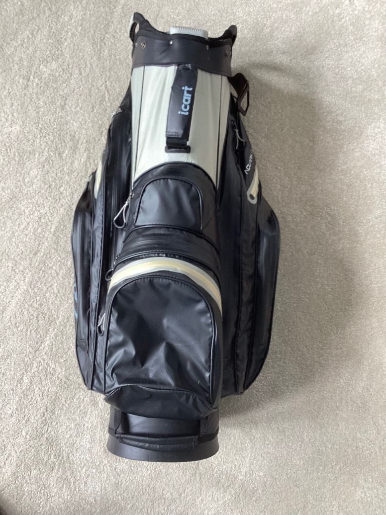 Waterproof golf bag, excellent condition, sparingly used £50