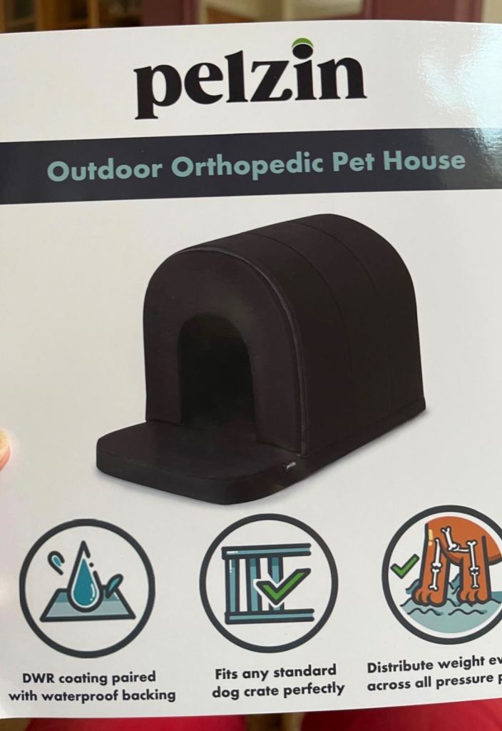 Pelzin Outdoor or Indoor Orthopaedic Dog Bed Size L