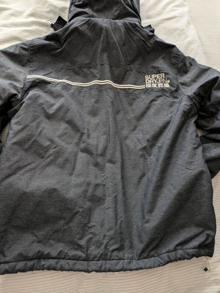 Super dry coat XL blue 