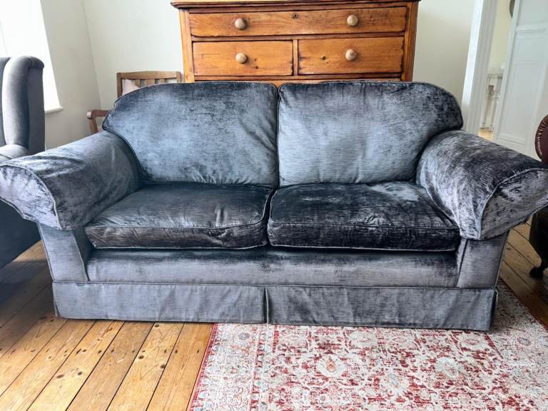Laura Ashley Charcoal Grey Sofa