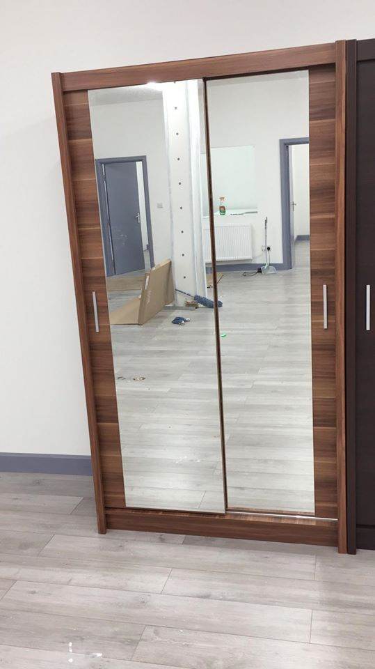 Berlin Sliding Wardrobe 2 3 Glass Doors Stylish Look Wardrobe 