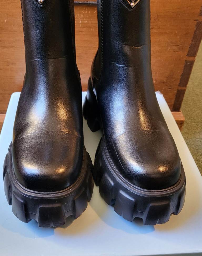 image for New Prada style Chelsea Boots - size 4 - Not Prada!
