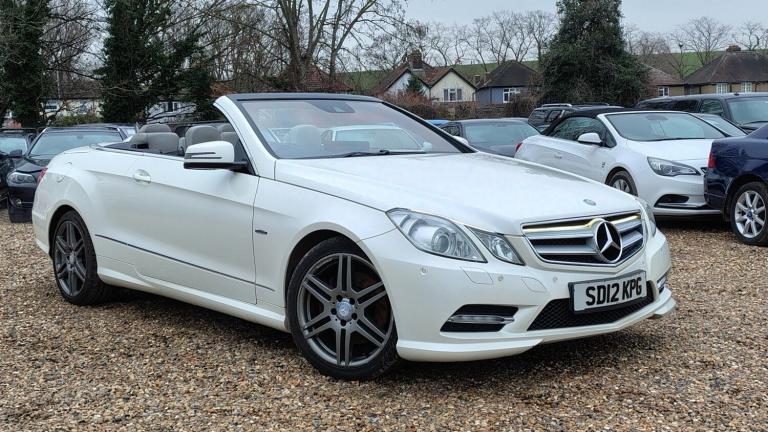 2012 Mercedes-Benz E Class E350 CDI BlueEFFICIENCY [265] Sport 2dr Tip Auto CONVERTIBLE Diesel Au...