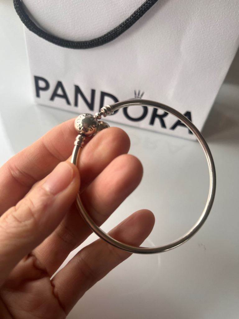 Pandora Moments Bangle size 19
