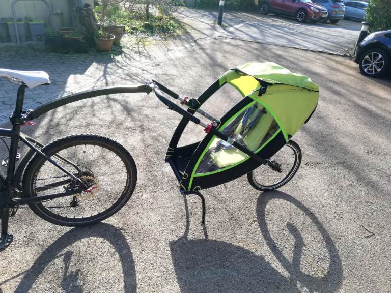 Kolofogo Tahoe child single wheel bike trailer . Not Thule Chariot