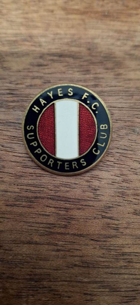 Hayes F.C. Supporters Club Football Badge