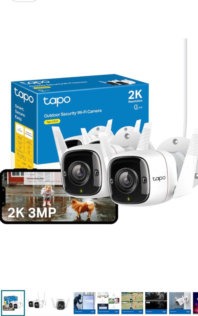 Outdoor wifi security cameras