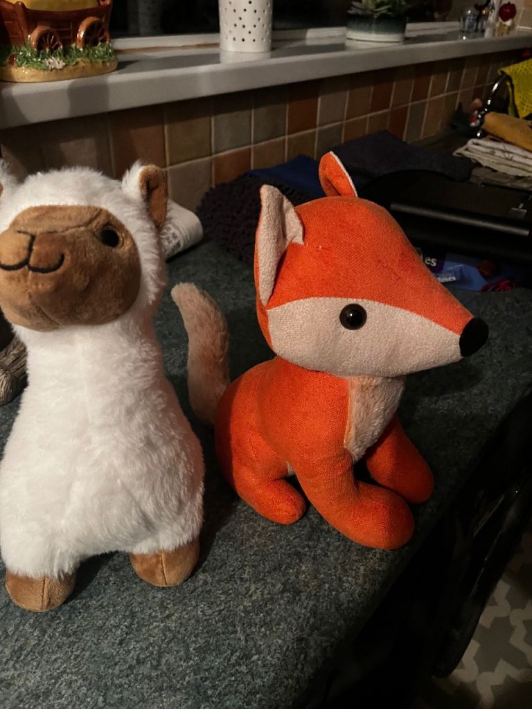 Fox & Llama Door Stopper for sale 