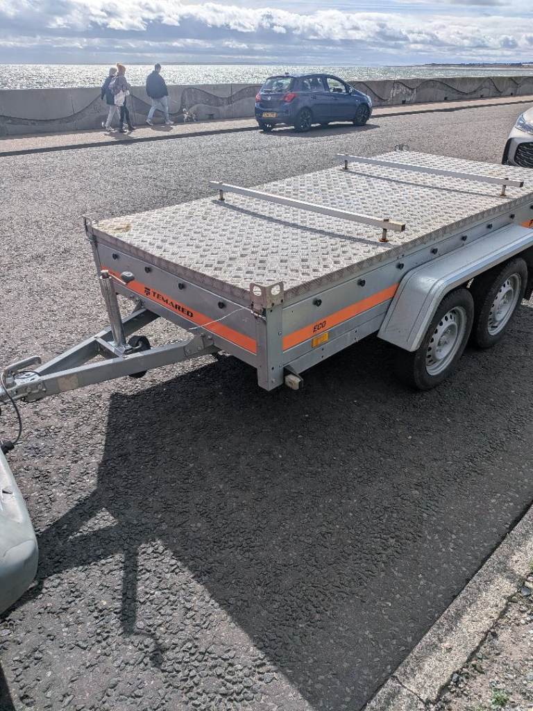 Temared traller twin Axle flat bed 