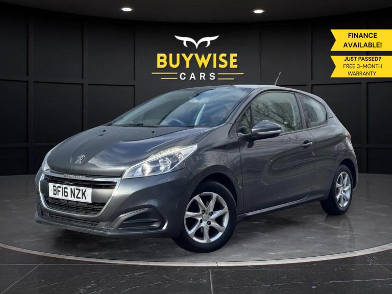 2016 Peugeot 208 1.2 PureTech 82 Active 3dr HATCHBACK Petrol Manual