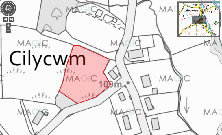 Unique piece of land for sale in West Wales