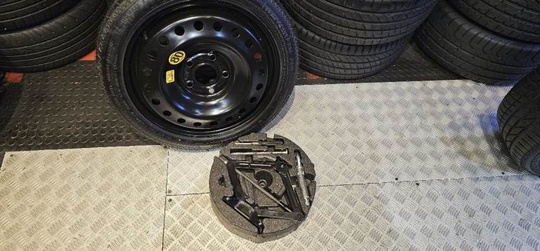 Vauxhall Insignia Genuine 17 Space Saver Wheel Spare + tyre T125 70 R 17 + Jack Kit