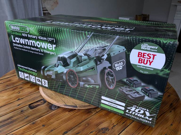 Webb Eco Cordless Lawnmower 
