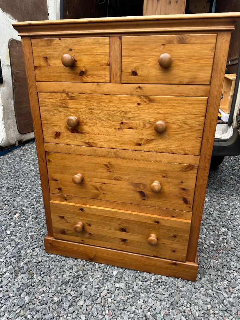 Solid wood chest of drawers can deliver 