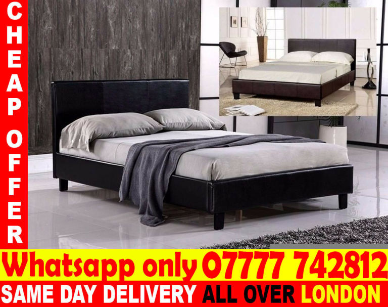 --FREE DELIVERY:KING SIZE - SINGLE  - BED AND MATTRESS --(ygdgs